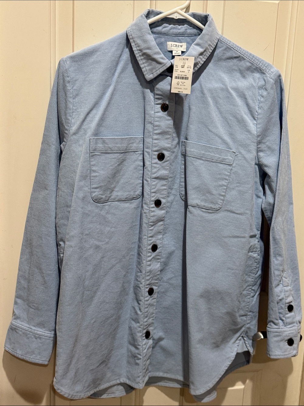 J. Crew Pale Blue Utility Button-Up Shirt